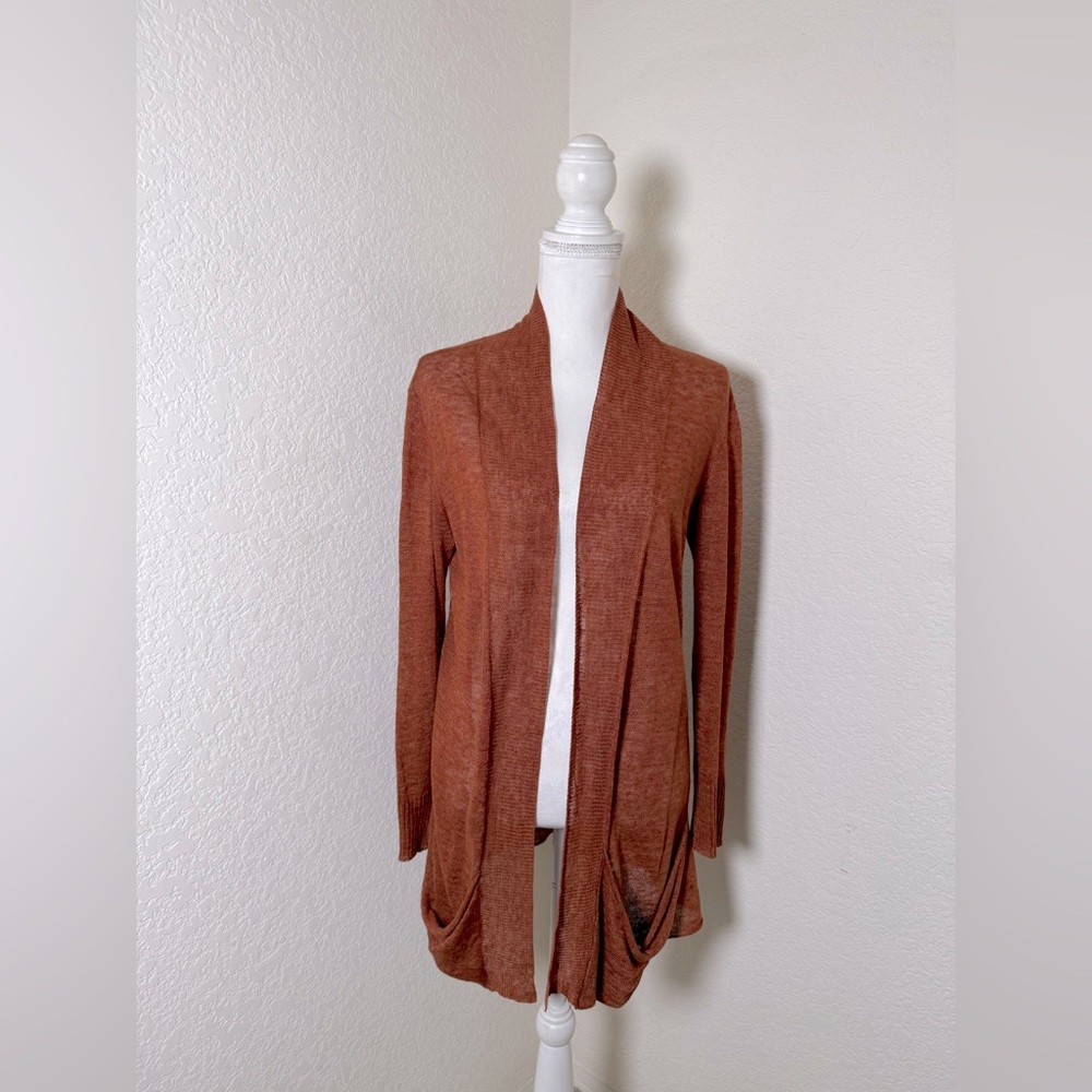 Eileen Fisher Rust Cardigan